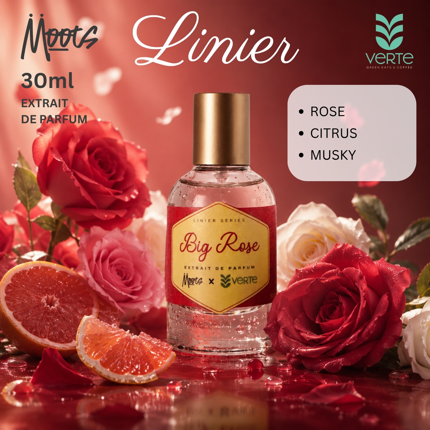 Moots x Verte Linier Series Extrait de Parfum for Women