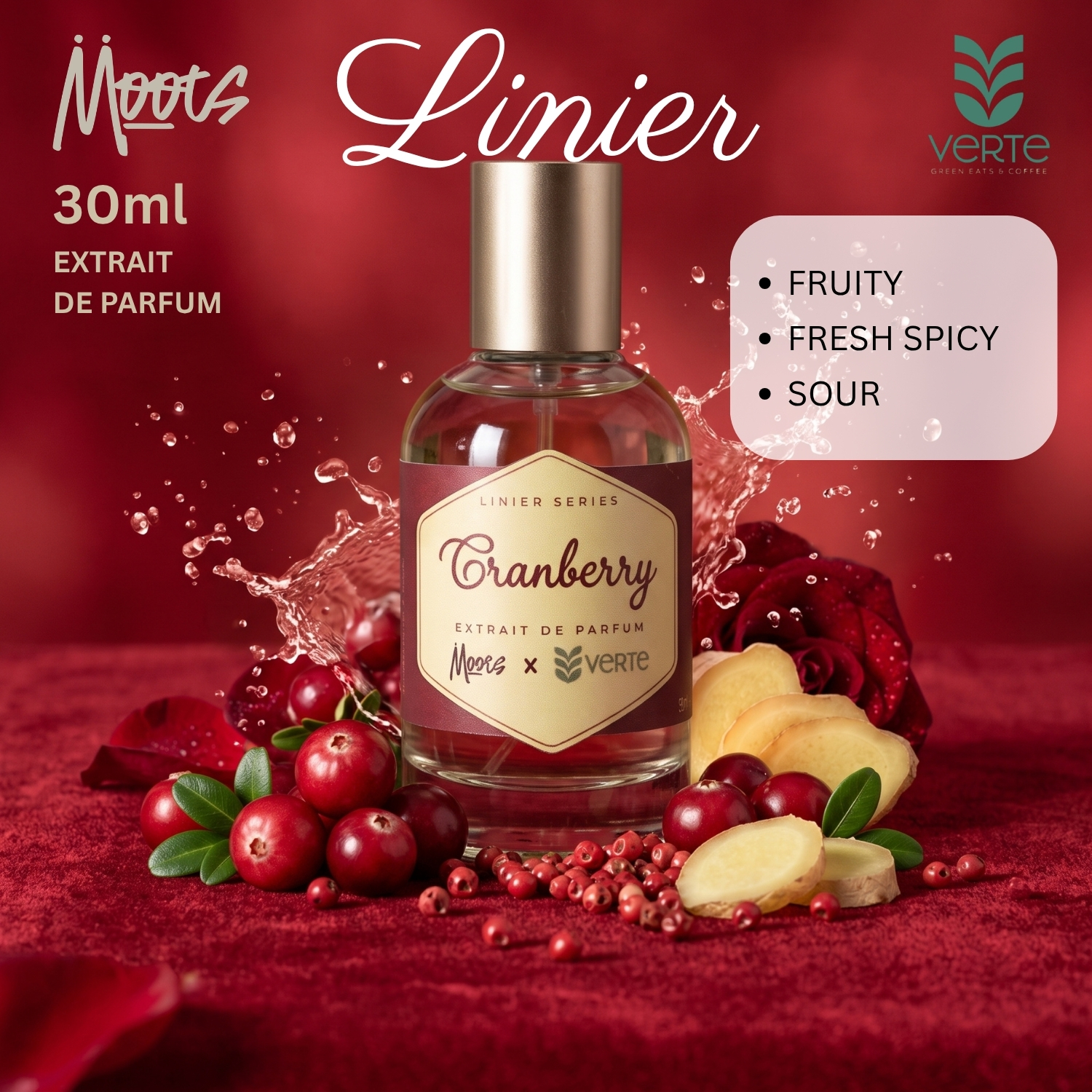 Moots x Verte Linier Series Extrait de Parfum for Women