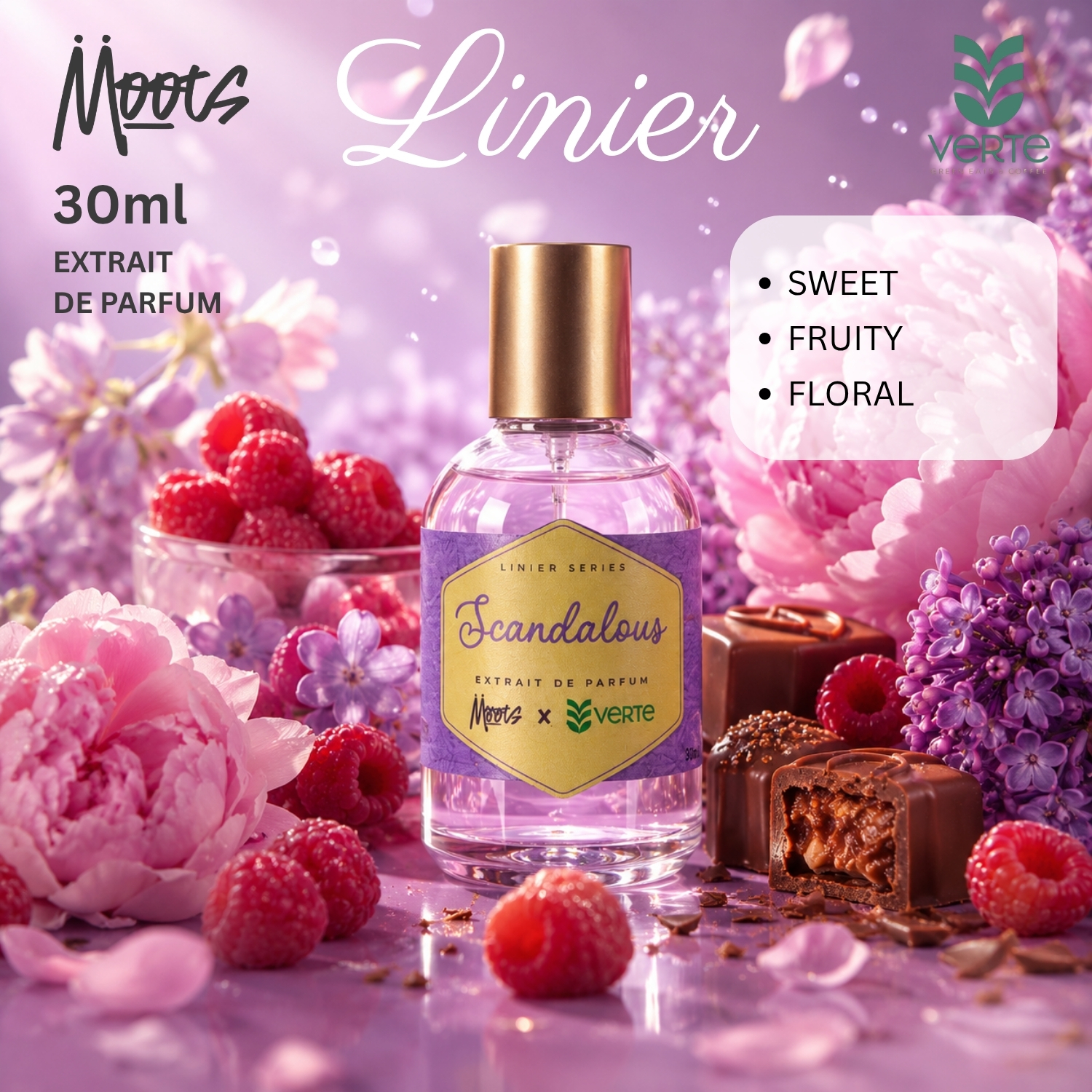 Moots x Verte Linier Series Extrait de Parfum for Women